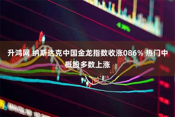 升鸿网 纳斯达克中国金龙指数收涨086% 热门中概股多数上涨